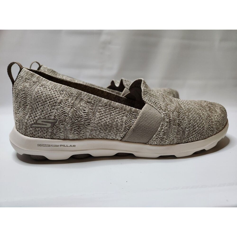 Skechers On‑The‑Go 2.0 Refine Women’s 11 Taupe Stretch Fit Pillar Shoes